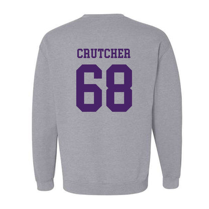 Weber - NCAA Football : Leon Crutcher - Classic Shersey Crewneck Sweatshirt-1