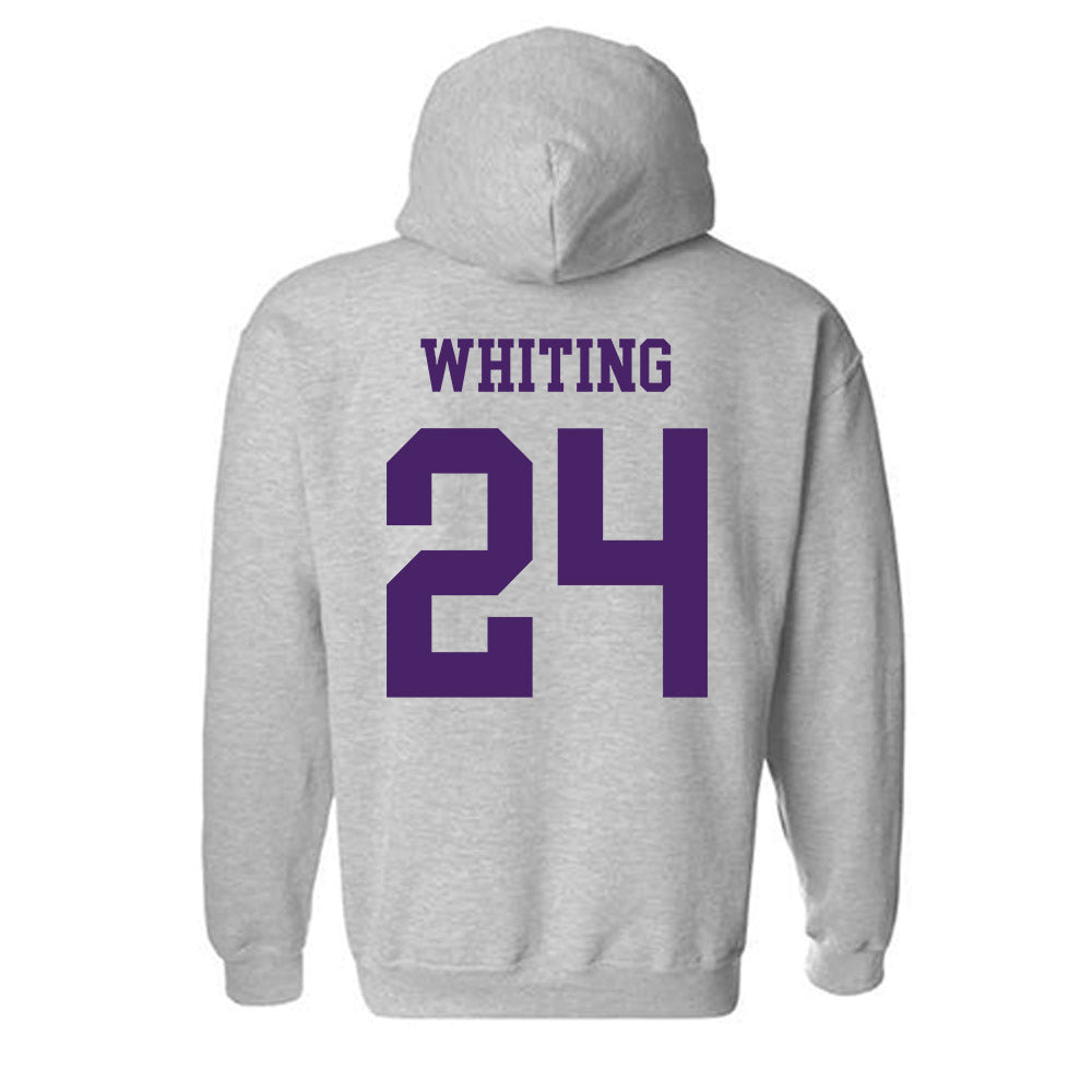 Weber - NCAA Men's Basketball : Jace Whiting - Classic Shersey Hooded Sweatshirt-1