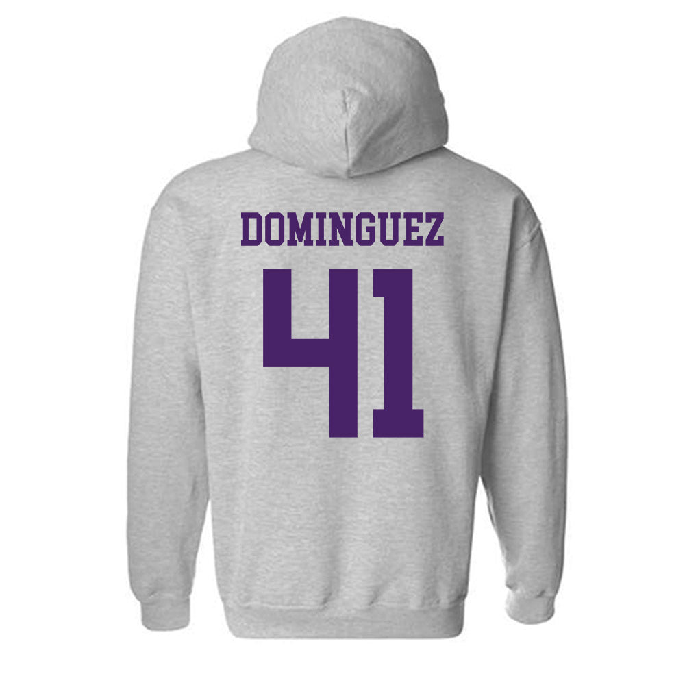 Weber - NCAA Football : Oscar Dominguez - Classic Shersey Hooded Sweatshirt-1
