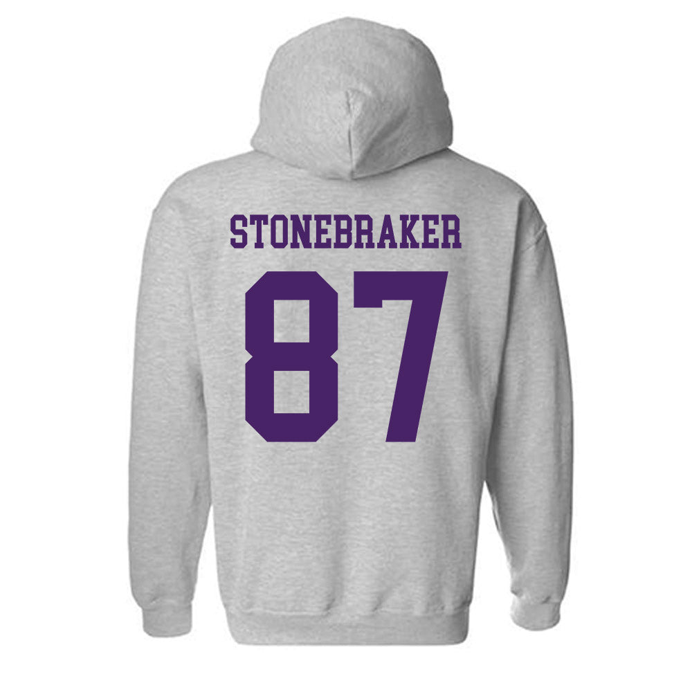 Weber - NCAA Football : Max Stonebraker - Classic Shersey Hooded Sweatshirt-1