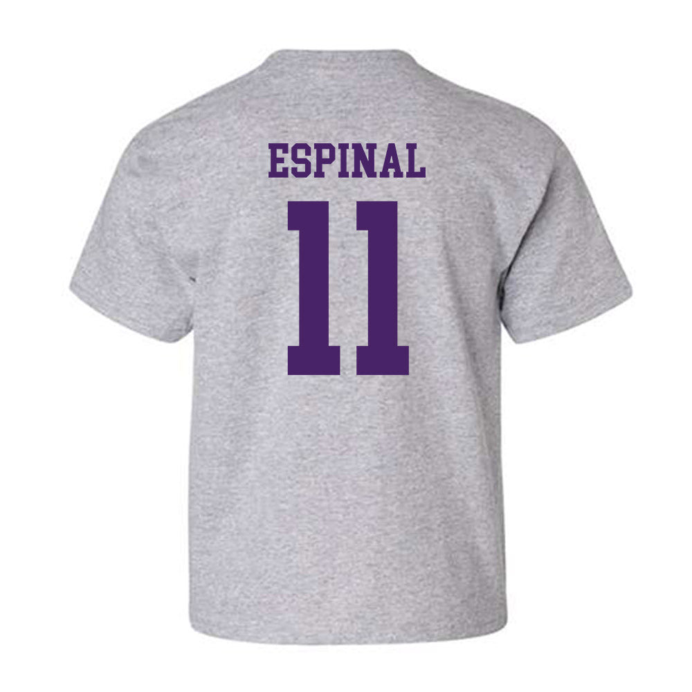 Weber - NCAA Men's Basketball : Kevin Espinal - Classic Shersey Youth T-Shirt-1