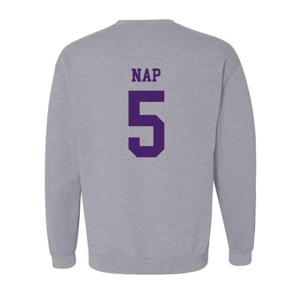 Weber - NCAA Women's Basketball : Dakota Nap - Classic Shersey Crewneck Sweatshirt-1