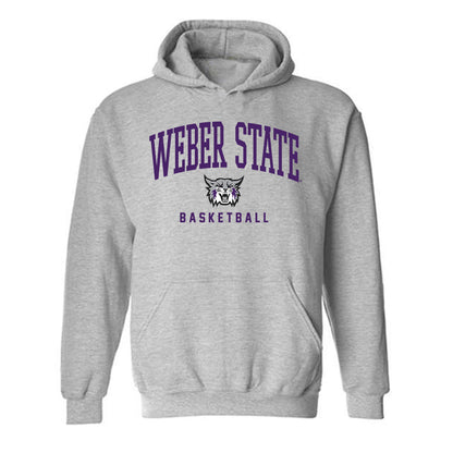 Weber - NCAA Men's Basketball : Sir Marius Jones - Classic Shersey Hooded Sweatshirt-0