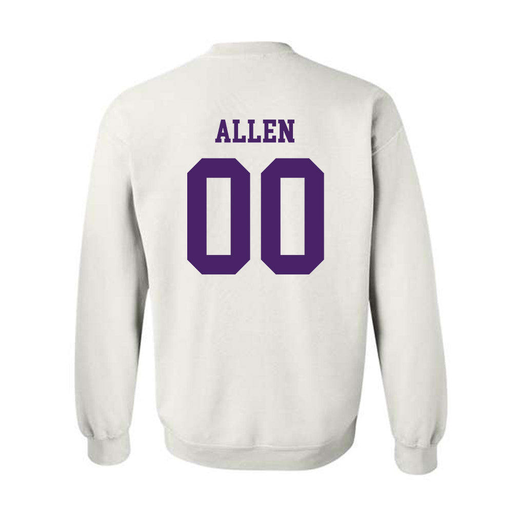 Weber - NCAA Football : Tristan Allen - Classic Shersey Crewneck Sweatshirt-1
