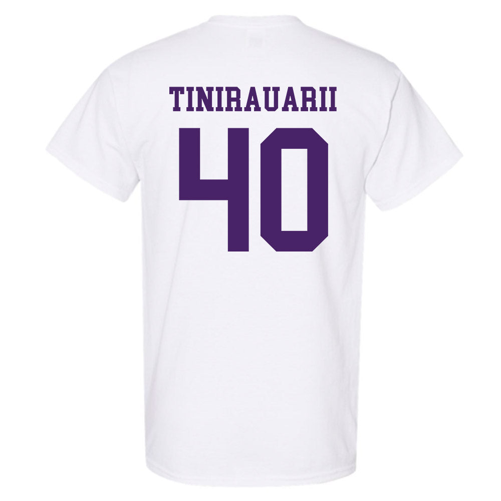 Weber - NCAA Football : Raimoana Tinirauarii - Classic Shersey T-Shirt-1