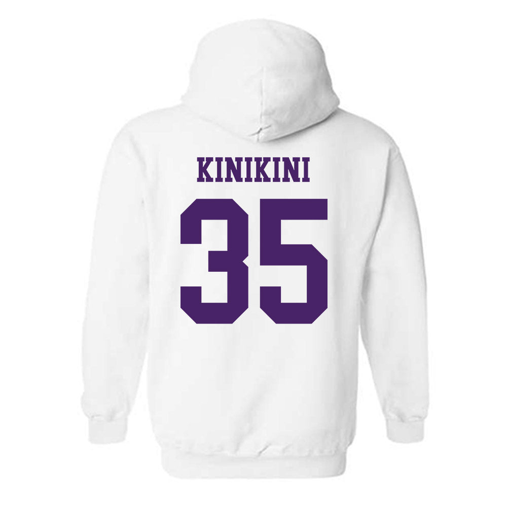 Weber - NCAA Football : Semisi Kinikini - Classic Shersey Hooded Sweatshirt-1