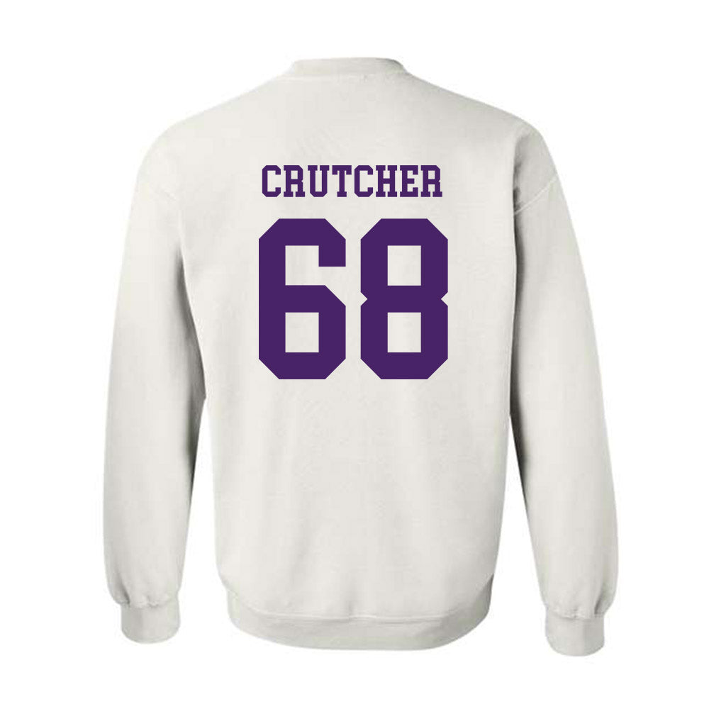 Weber - NCAA Football : Leon Crutcher - Classic Shersey Crewneck Sweatshirt-1