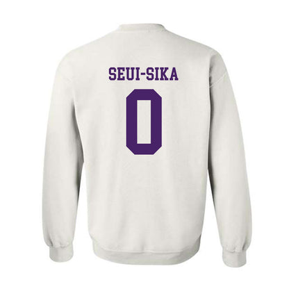 Weber - NCAA Football : Denzon Seui-Sika - Classic Shersey Crewneck Sweatshirt-1