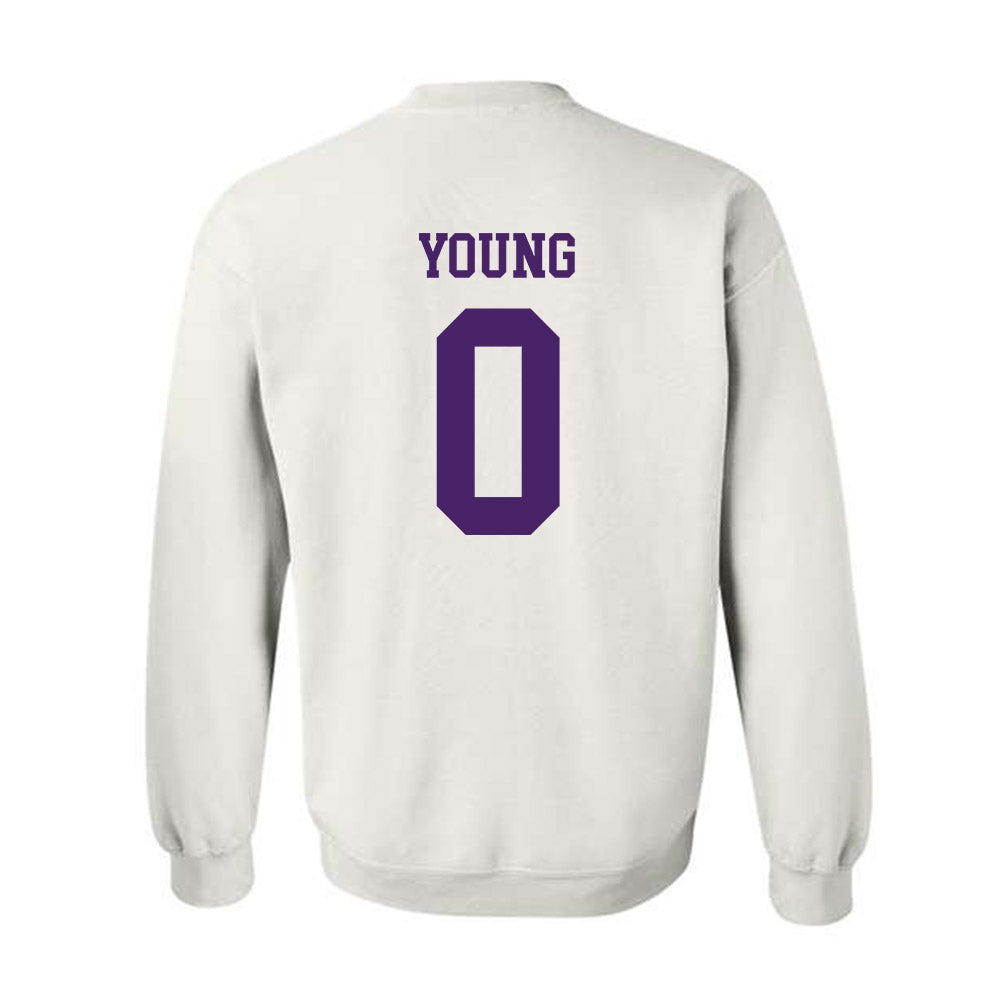 Weber - NCAA Football : Robert Young - Classic Shersey Crewneck Sweatshirt-1