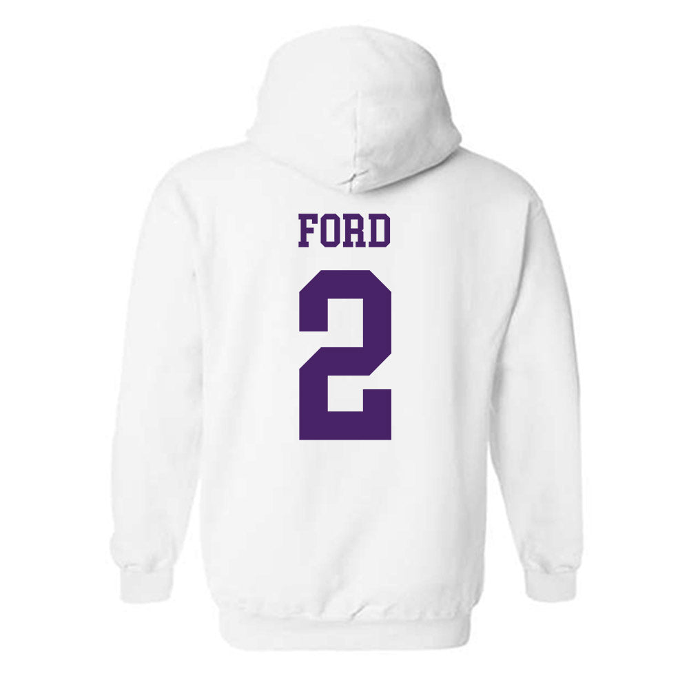 Weber - NCAA Football : Devin Ford - Classic Shersey Hooded Sweatshirt-1