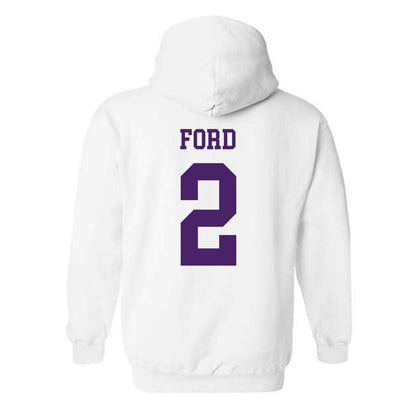 Weber - NCAA Football : Devin Ford - Classic Shersey Hooded Sweatshirt-1