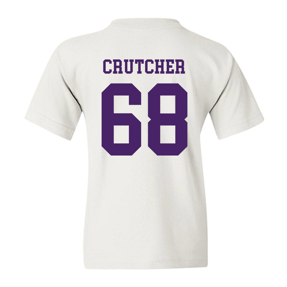Weber - NCAA Football : Leon Crutcher - Classic Shersey Youth T-Shirt-1