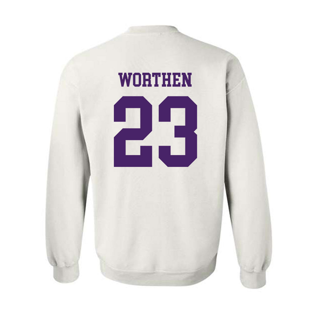 Weber - NCAA Football : Teni Worthen - Classic Shersey Crewneck Sweatshirt-1