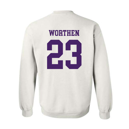 Weber - NCAA Football : Teni Worthen - Classic Shersey Crewneck Sweatshirt-1
