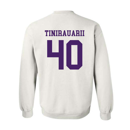 Weber - NCAA Football : Raimoana Tinirauarii - Classic Shersey Crewneck Sweatshirt-1