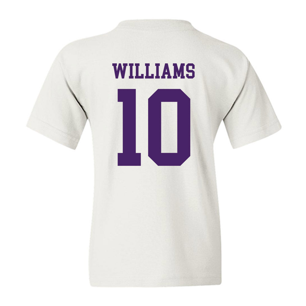 Weber - NCAA Football : Kerry Williams - Classic Shersey Youth T-Shirt-1