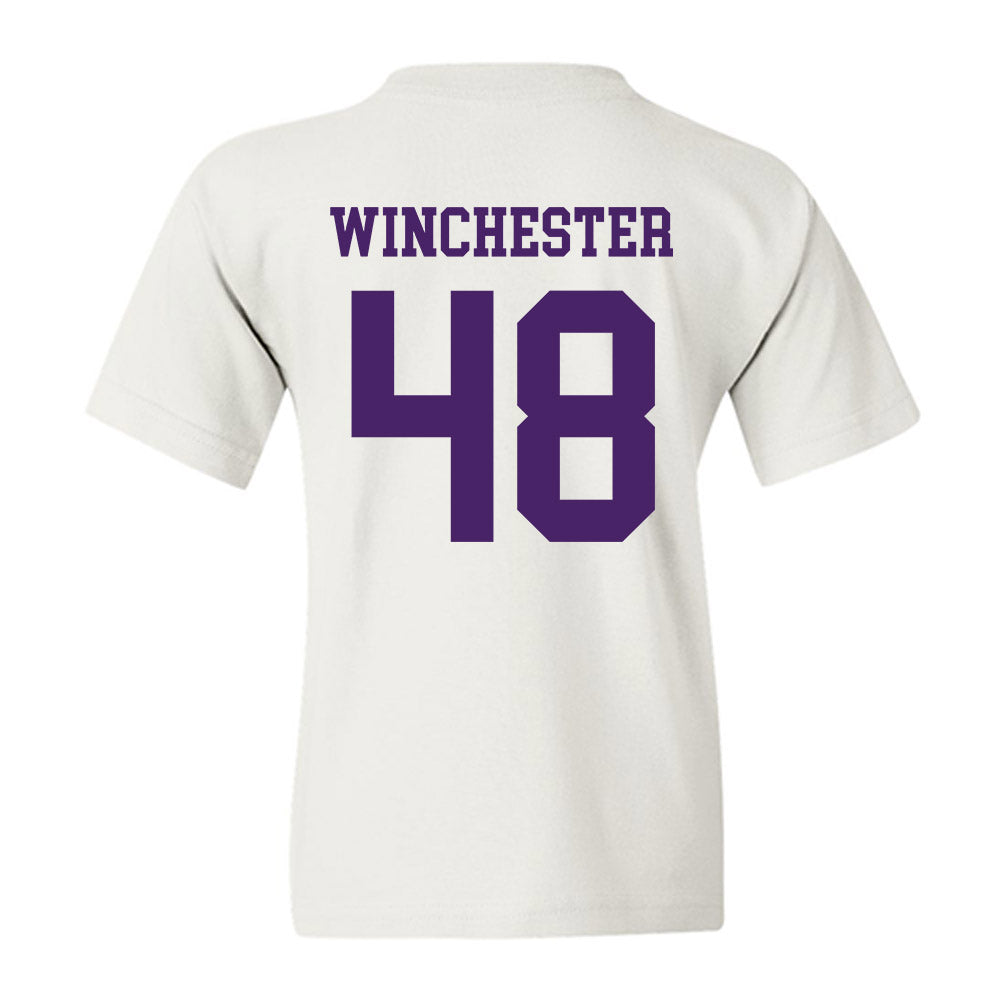 Weber - NCAA Football : Paliku Winchester - Classic Shersey Youth T-Shirt-1