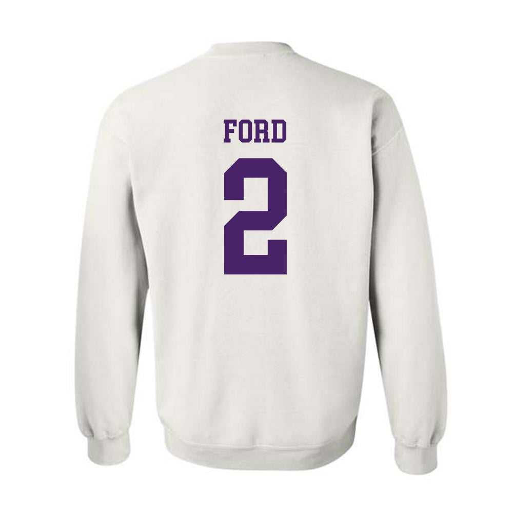 Weber - NCAA Football : Devin Ford - Classic Shersey Crewneck Sweatshirt-1