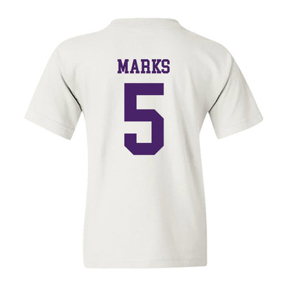 Weber - NCAA Football : Bones Marks - Classic Shersey Youth T-Shirt-1