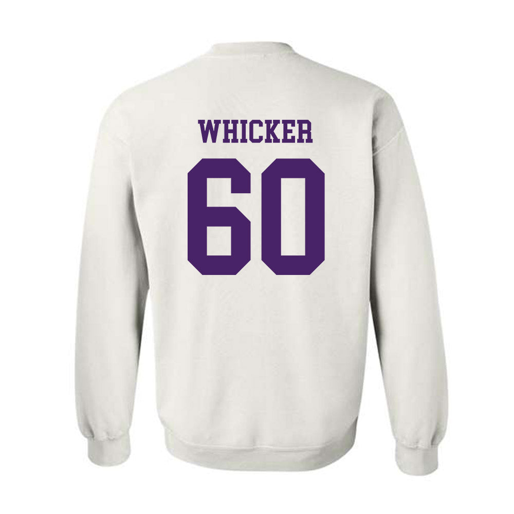 Weber - NCAA Football : Riley Whicker - Classic Shersey Crewneck Sweatshirt-1