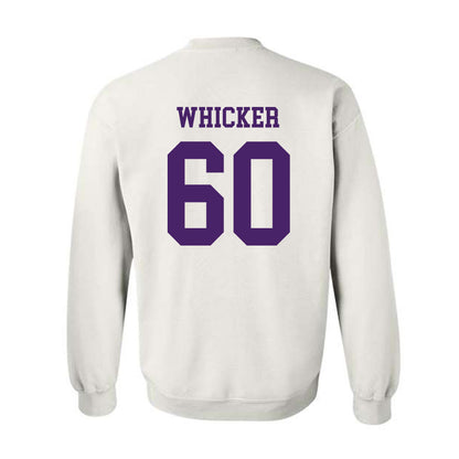 Weber - NCAA Football : Riley Whicker - Classic Shersey Crewneck Sweatshirt-1