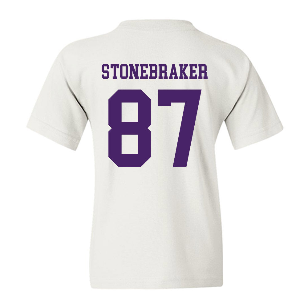 Weber - NCAA Football : Max Stonebraker - Classic Shersey Youth T-Shirt-1