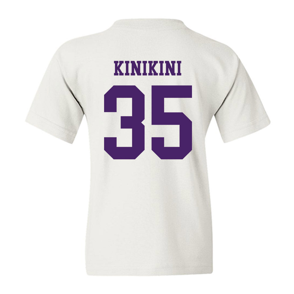 Weber - NCAA Football : Semisi Kinikini - Classic Shersey Youth T-Shirt-1