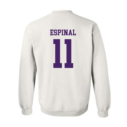 Weber - NCAA Men's Basketball : Kevin Espinal - Classic Shersey Crewneck Sweatshirt-1