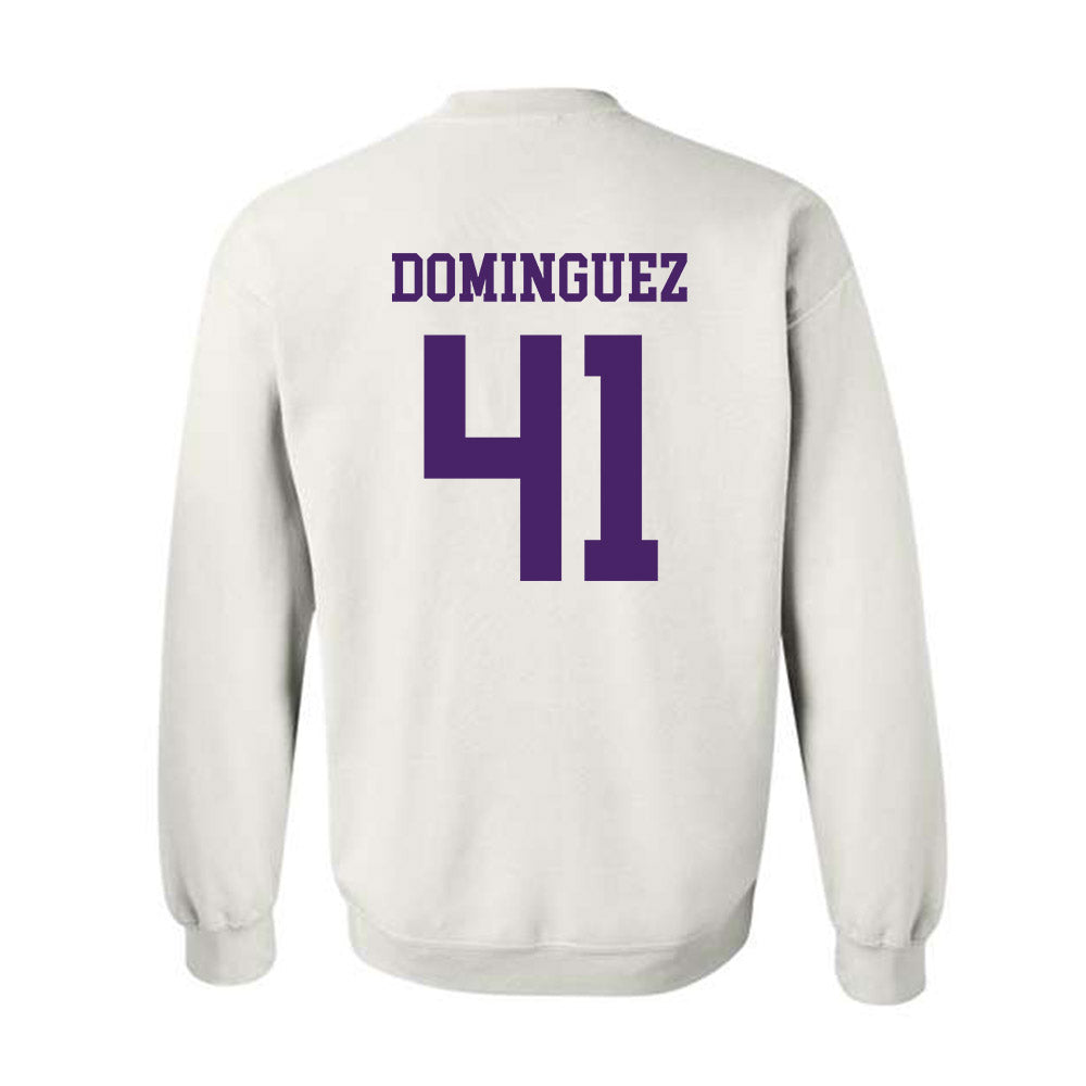Weber - NCAA Football : Oscar Dominguez - Classic Shersey Crewneck Sweatshirt-1