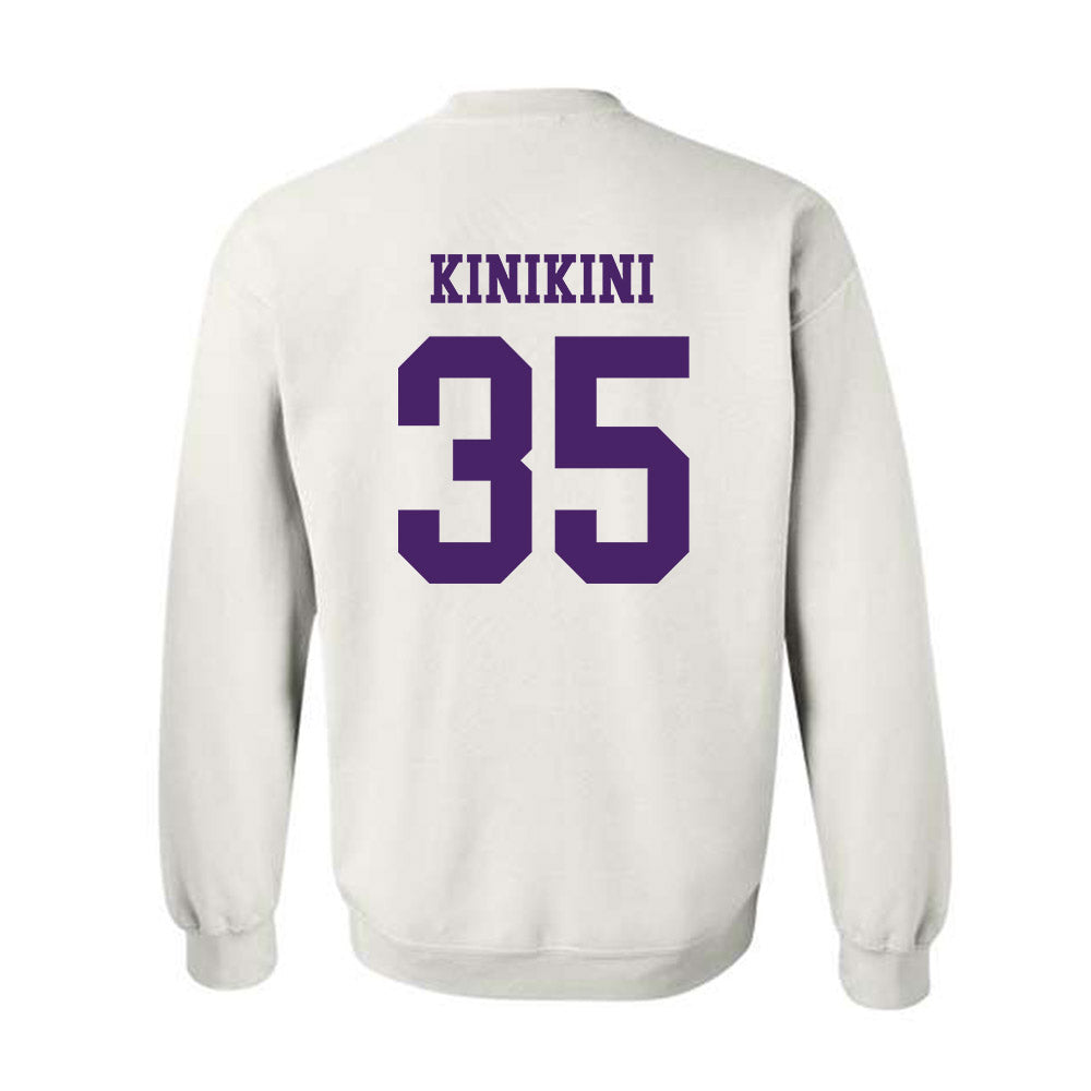 Weber - NCAA Football : Semisi Kinikini - Classic Shersey Crewneck Sweatshirt-1