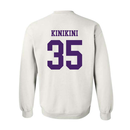 Weber - NCAA Football : Semisi Kinikini - Classic Shersey Crewneck Sweatshirt-1