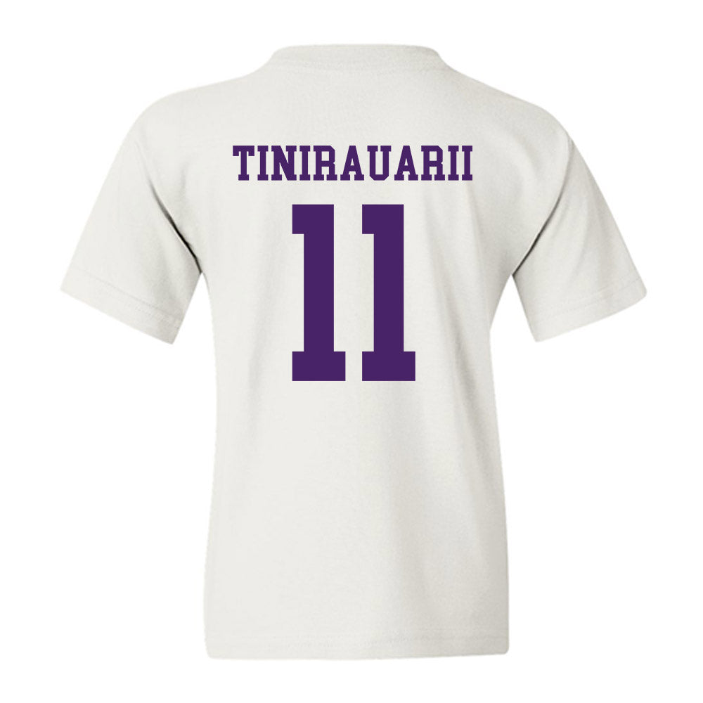 Weber - NCAA Football : Raimoana Tinirauarii - Classic Shersey Youth T-Shirt-1
