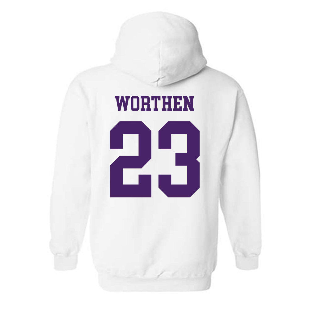 Weber - NCAA Football : Teni Worthen - Classic Shersey Hooded Sweatshirt-1