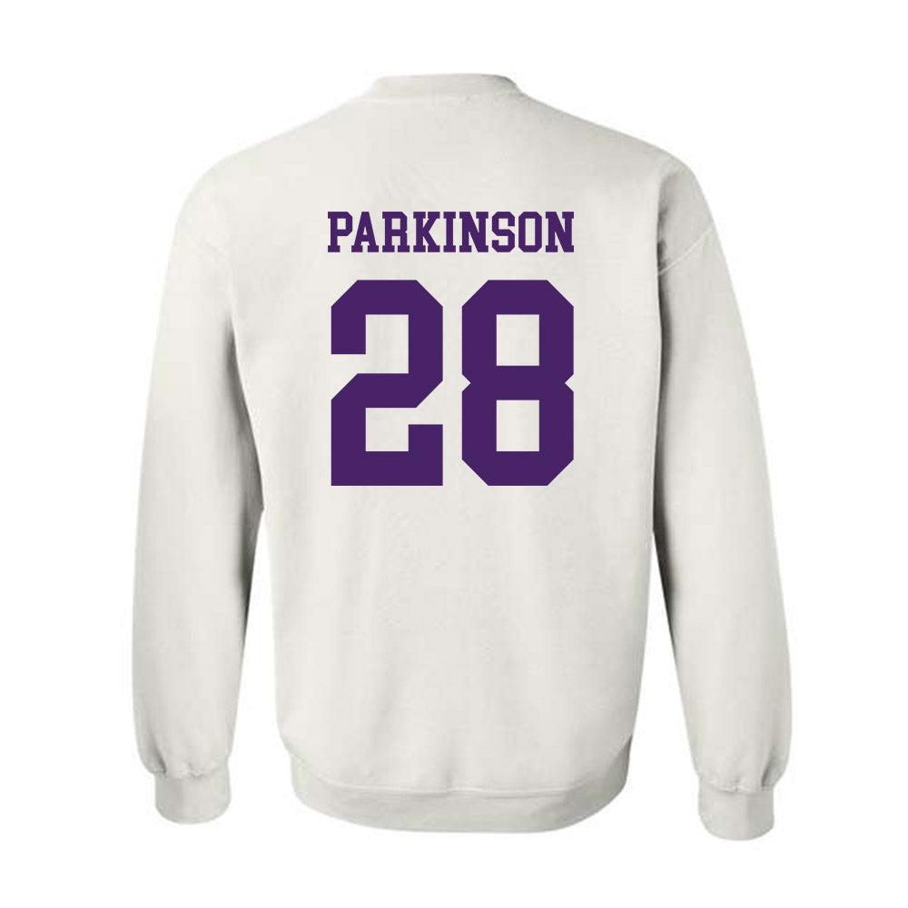 Weber - NCAA Football : Elias Parkinson - Classic Shersey Crewneck Sweatshirt-1
