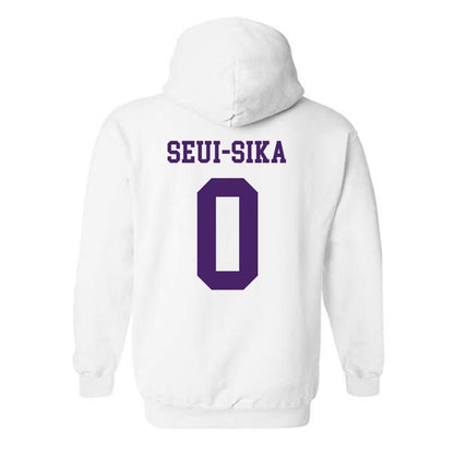 Weber - NCAA Football : Denzon Seui-Sika - Classic Shersey Hooded Sweatshirt-1