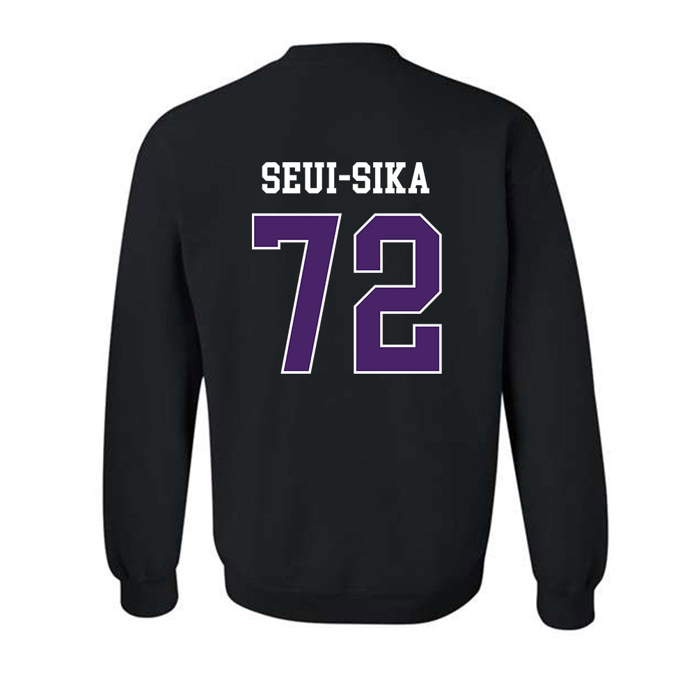 Weber - NCAA Football : Denzon Seui-Sika - Classic Shersey Crewneck Sweatshirt-1
