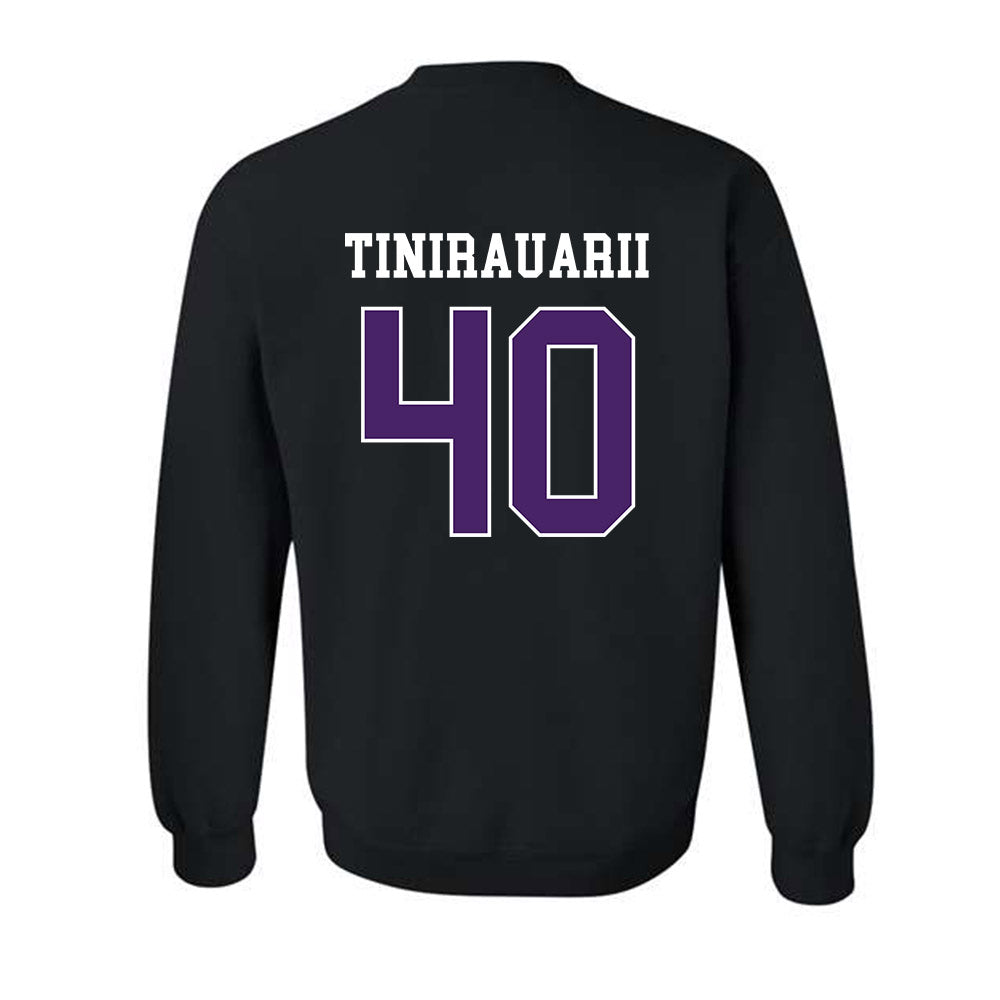 Weber - NCAA Football : Raimoana Tinirauarii - Classic Shersey Crewneck Sweatshirt-1