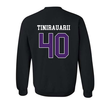 Weber - NCAA Football : Raimoana Tinirauarii - Classic Shersey Crewneck Sweatshirt-1