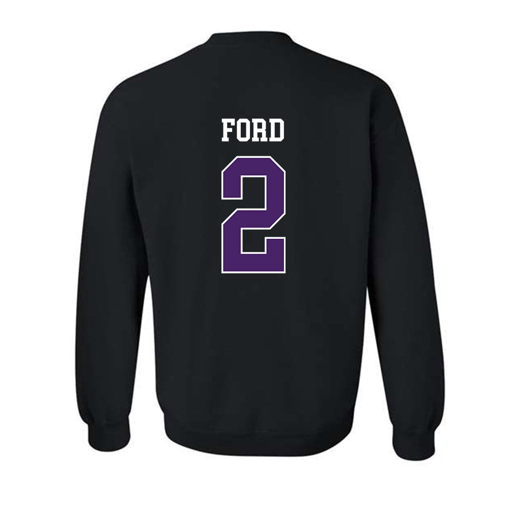 Weber - NCAA Football : Devin Ford - Classic Shersey Crewneck Sweatshirt-1