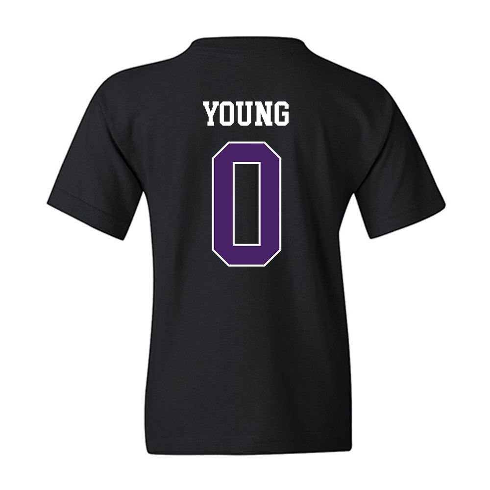 Weber - NCAA Football : Robert Young - Classic Shersey Youth T-Shirt-1
