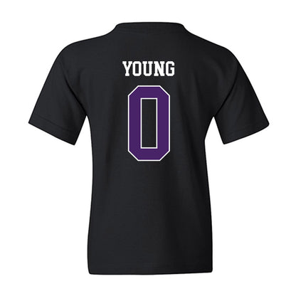 Weber - NCAA Football : Robert Young - Classic Shersey Youth T-Shirt-1