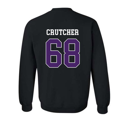 Weber - NCAA Football : Leon Crutcher - Classic Shersey Crewneck Sweatshirt-1