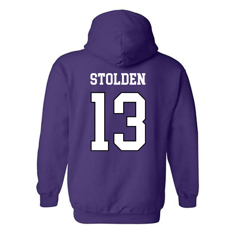Weber - NCAA Football : Khalil Stolden - Classic Shersey Hooded Sweatshirt-1