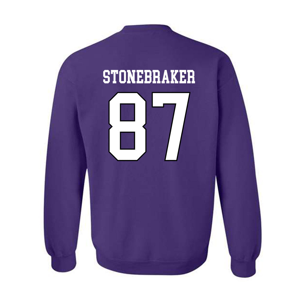 Weber - NCAA Football : Max Stonebraker - Classic Shersey Crewneck Sweatshirt-1