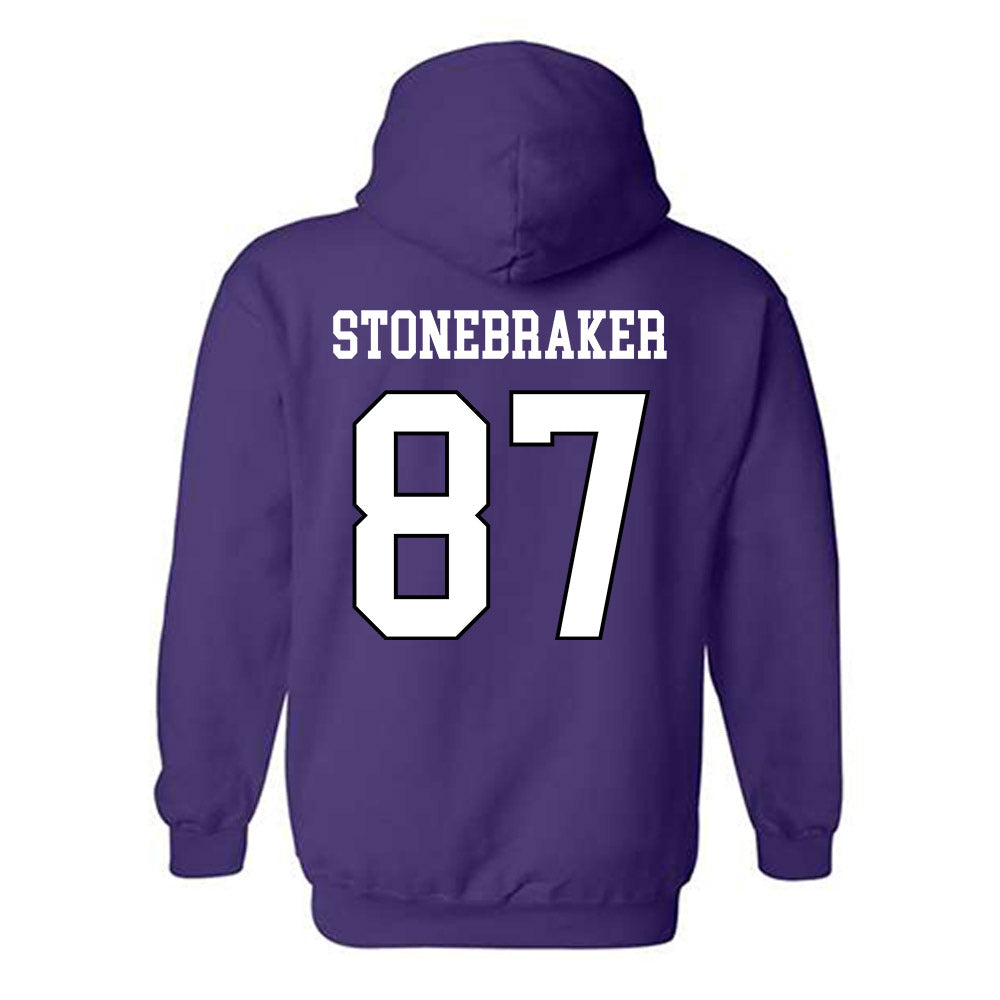 Weber - NCAA Football : Max Stonebraker - Classic Shersey Hooded Sweatshirt-1