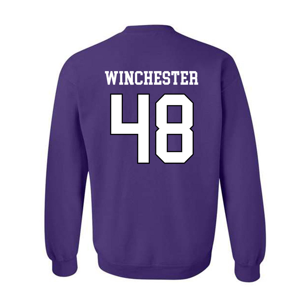 Weber - NCAA Football : Paliku Winchester - Classic Shersey Crewneck Sweatshirt-1