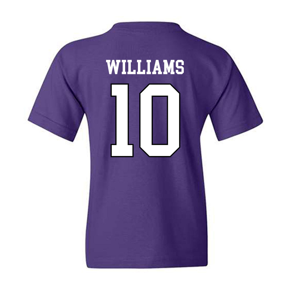 Weber - NCAA Football : Kerry Williams - Classic Shersey Youth T-Shirt-1