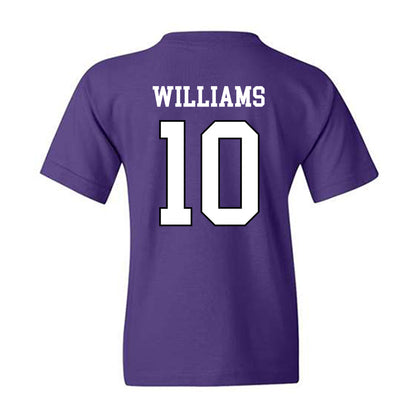 Weber - NCAA Football : Kerry Williams - Classic Shersey Youth T-Shirt-1