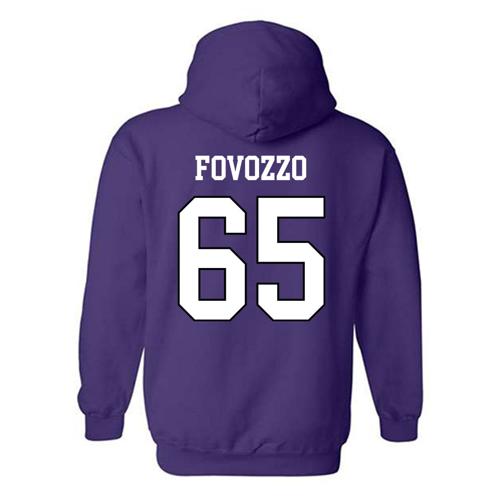 Weber - NCAA Football : Nicholas Fovozzo - Classic Shersey Hooded Sweatshirt-1