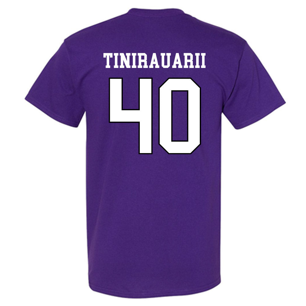 Weber - NCAA Football : Raimoana Tinirauarii - Classic Shersey T-Shirt-1